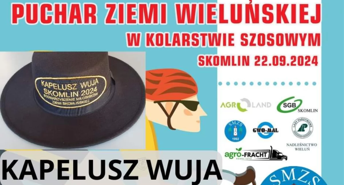 Na zdjęciu plakat promujący nagrodę publiczności podczas II edycji Pucharu Ziemi Wieluńskiej/Stowarzyszenie Miłośników Ziemi Skomlińskiej