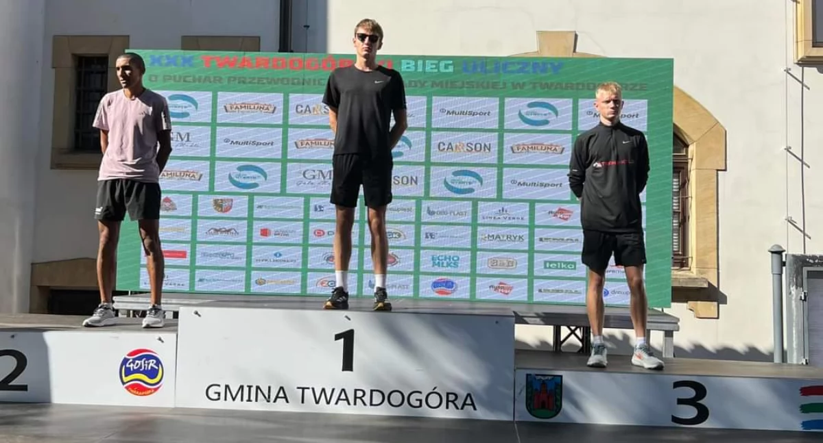 Na zdjęciu trzeci na mecie podczas dzisiejszego biegu Michał Bator/fot. Dominika Bator ( wszystkie )