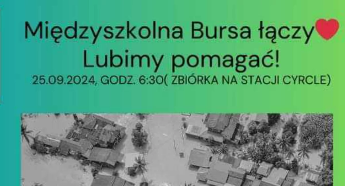SOS - apele o pomoc, Wieluńska młodzież jedzie pomagać powodzianom Lądka Zdroju - zdjęcie, fotografia