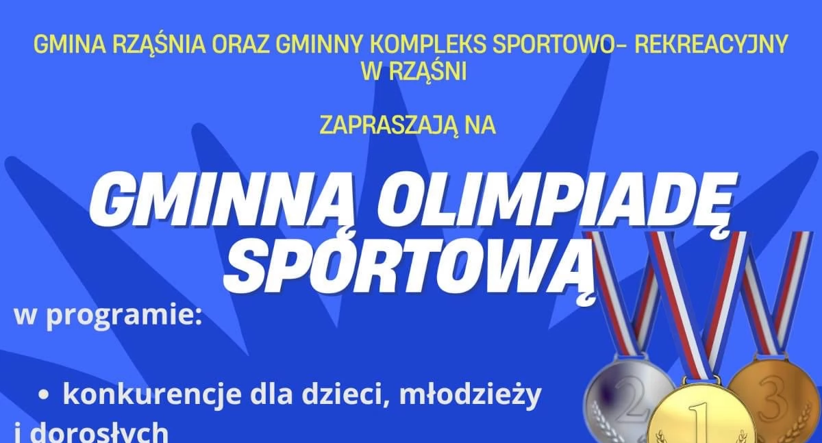 Na zdjęciu plakat promujący wydarzenie/fot. Gmina Rząśnia 