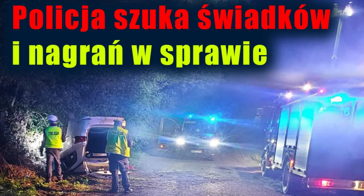 Zdjęcie z wypadku, który przerodził się w zabójstwo