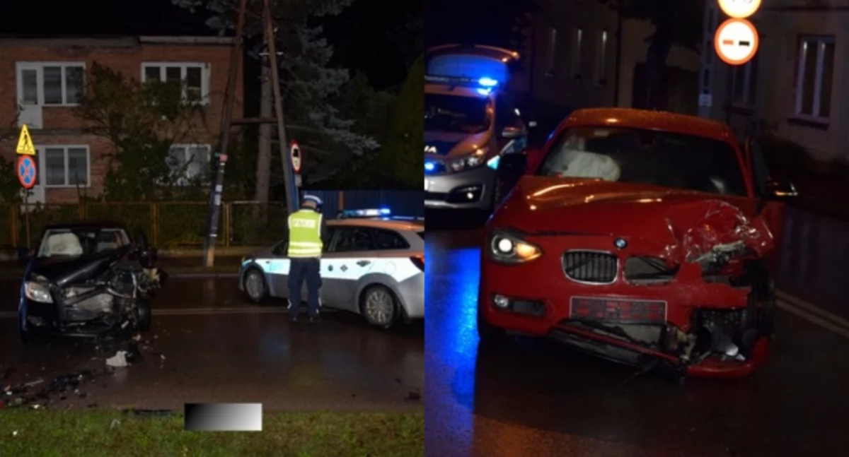 Na zdjęciu miejsce wypadku / Fot. KPP Sieradz