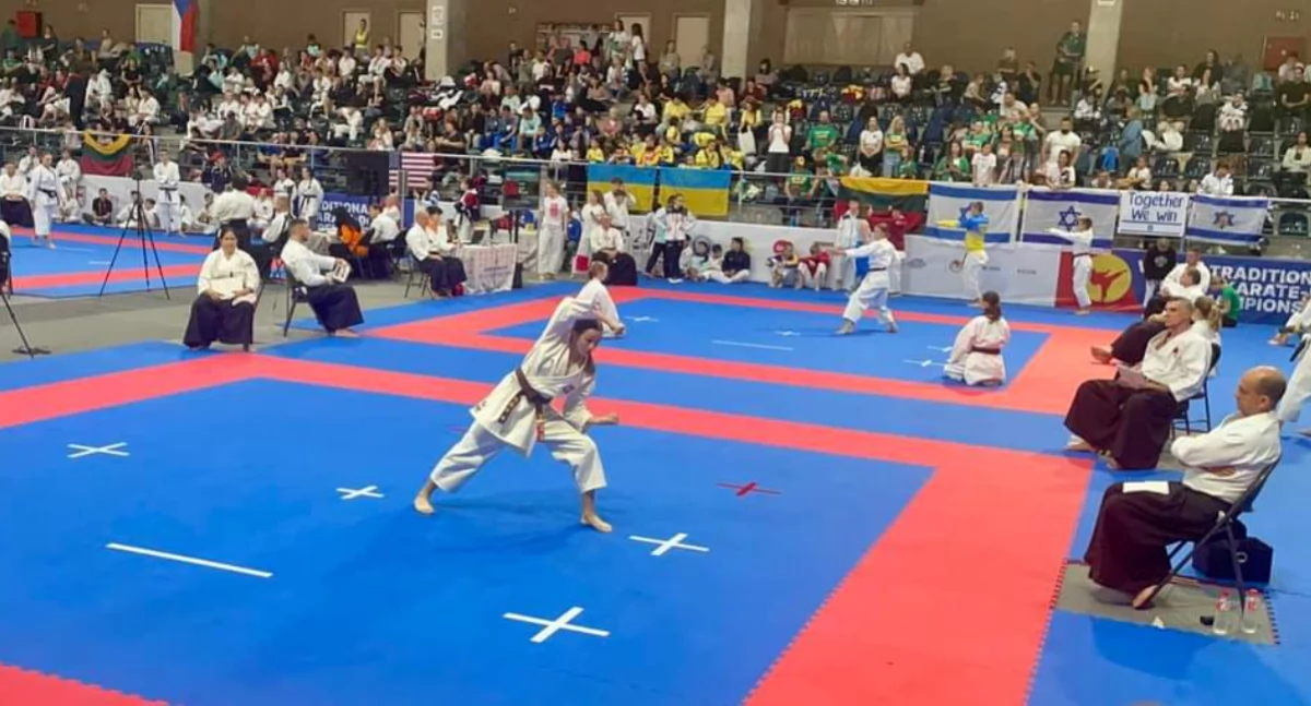 Na zdjęciu Alicja Wieteska/fot. Klub Karate Tradycyjnego Wieluń 