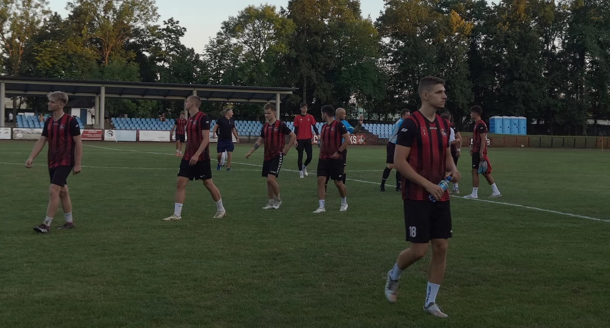 Na zdjęciu piłkarze WKS-u 1957 Wieluń/fot.Łukasz Płuciennik