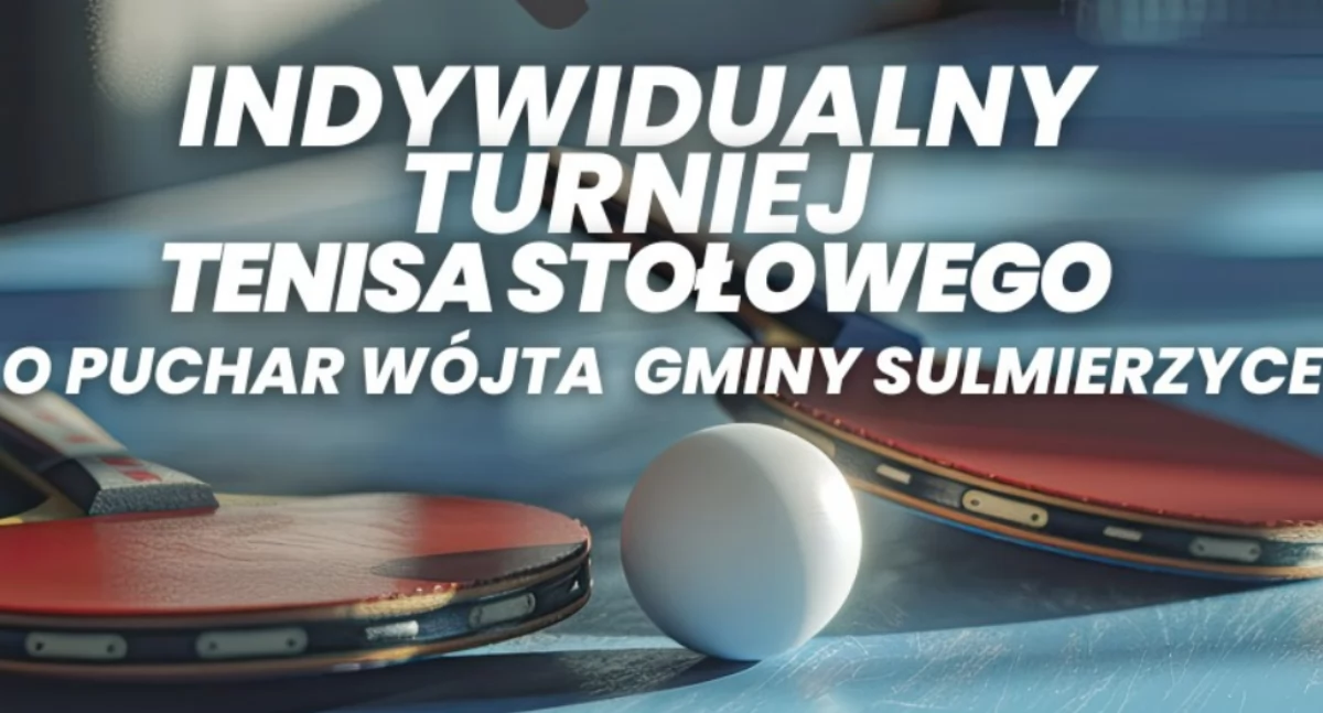 tenis stołowy, Indywidualny turniej tenisa stołowego Puchar Wójta Gminy Sulmierzyce grudnia! - zdjęcie, fotografia
