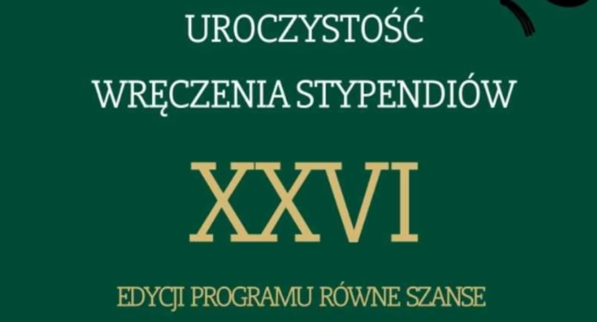 edukacja, Uroczystość wręczenia stypendiów Fundacji Rzecz Rozwoju Powiatu Wieluńskiego edycja programu “Równe Szanse” - zdjęcie, fotografia