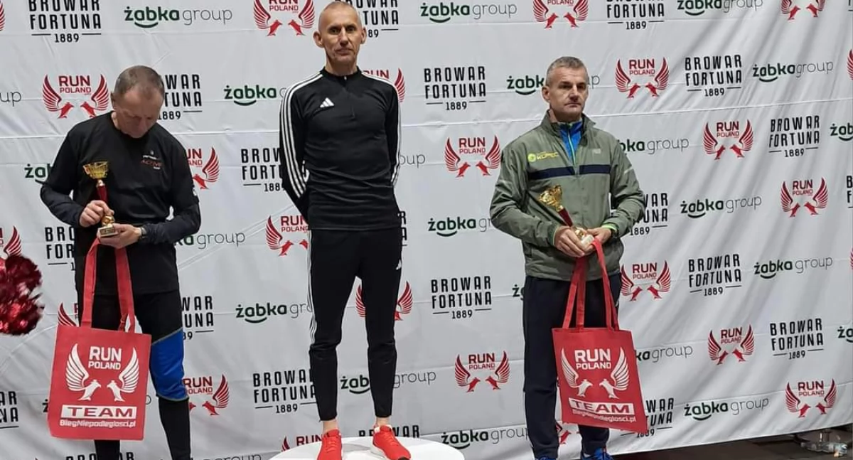 Na zdjęciu Artur Jasiński - na najwyższym stopniu podium/fot.archiwum prywatne 
