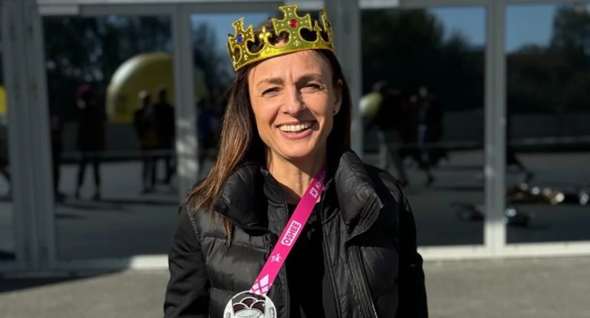 Na zdjęciu Elżbieta Bryła, reprezentantka Stowarzyszenia Wieluń Biega/fot. archiwum prywatne Elżbieta Bryła 