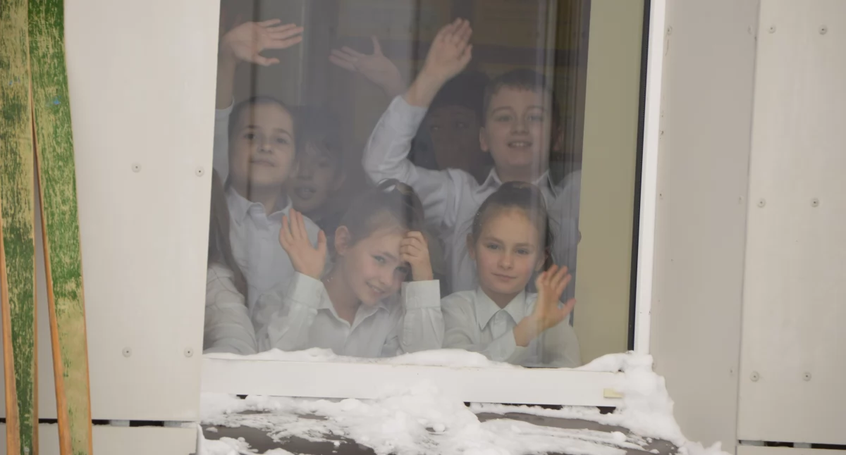 Na zdjęciach organizatorzy i uczestnicy akcji 