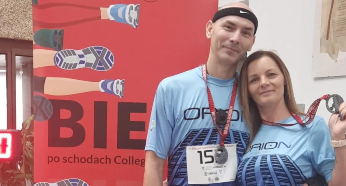 Na zdjęciu Marek Martyniak oraz Renata Idasiak/fot. archiwum prywatne Marek Martyniak 