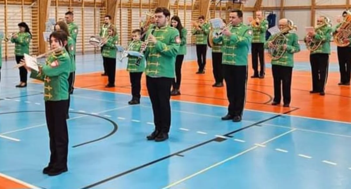 Na zdjęciu orkiestra dęta OSP Słupsko w akcji/fot.: archiwum OD OSP Słupsko