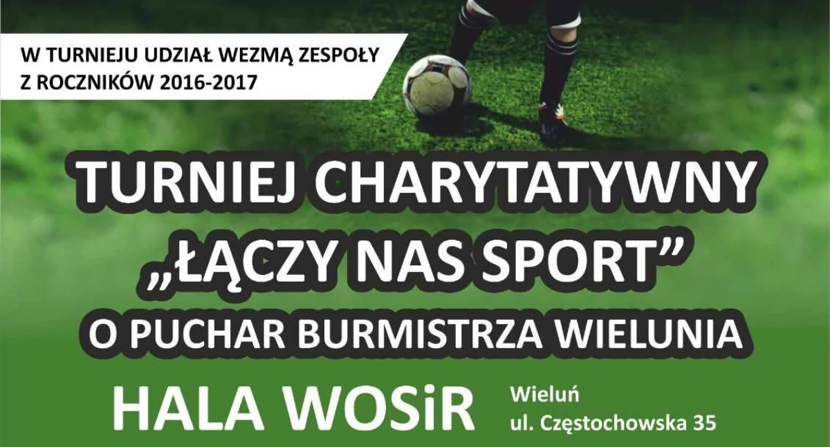 Na zdjęciu plakat promujący sobotni turniej piłki nożnej/fot. Fundacja Dla Zdrowia