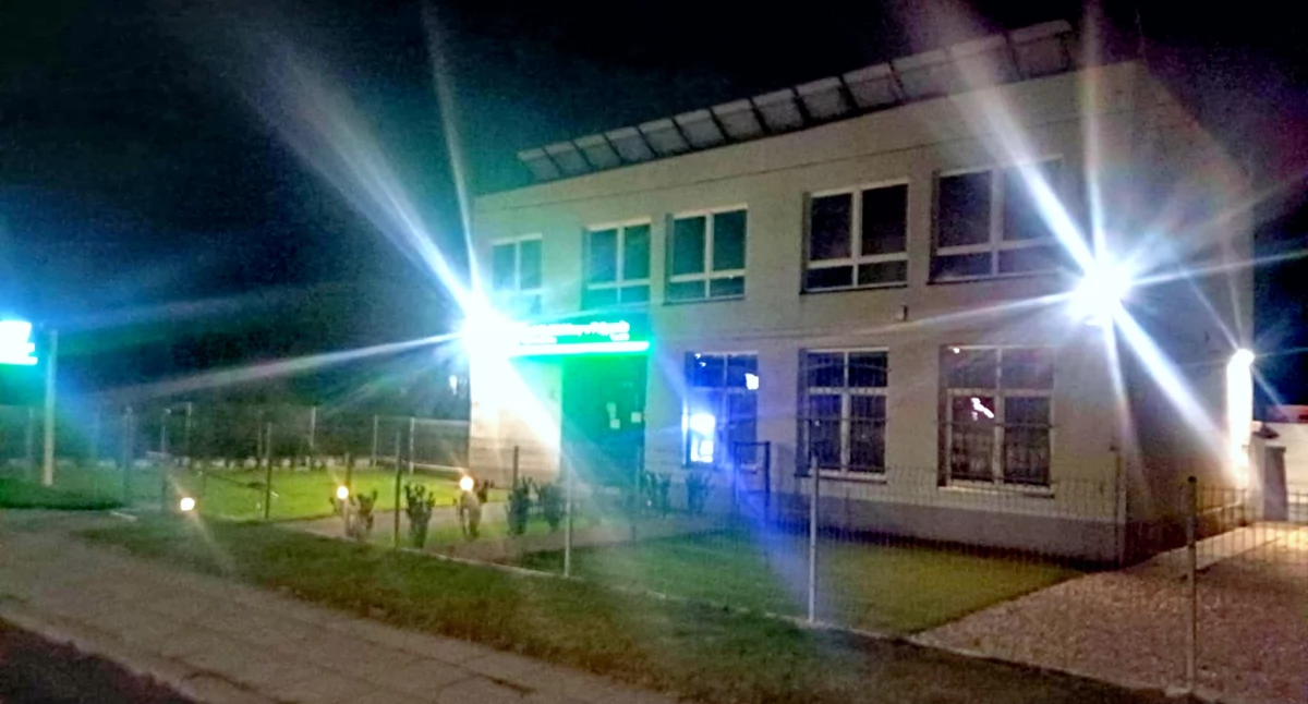 Zdjęcie okradzionego banku w Nowej Brzeźnicy / fot.: Antoni Zych 