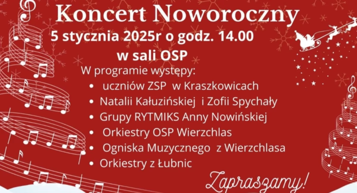 Zdjęcie poglądowe przedstawia fragment plakatu zapowiadającego koncert