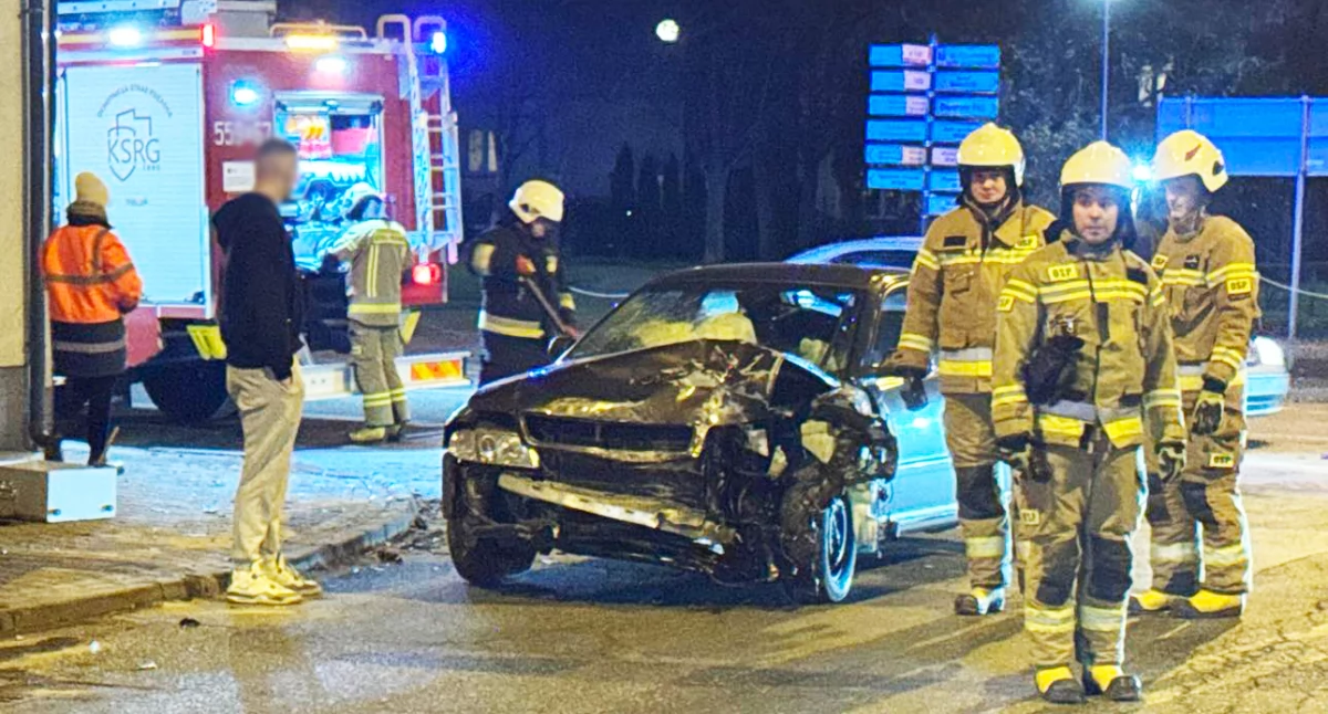 Zdjęcia z kolizji w Wieluniu