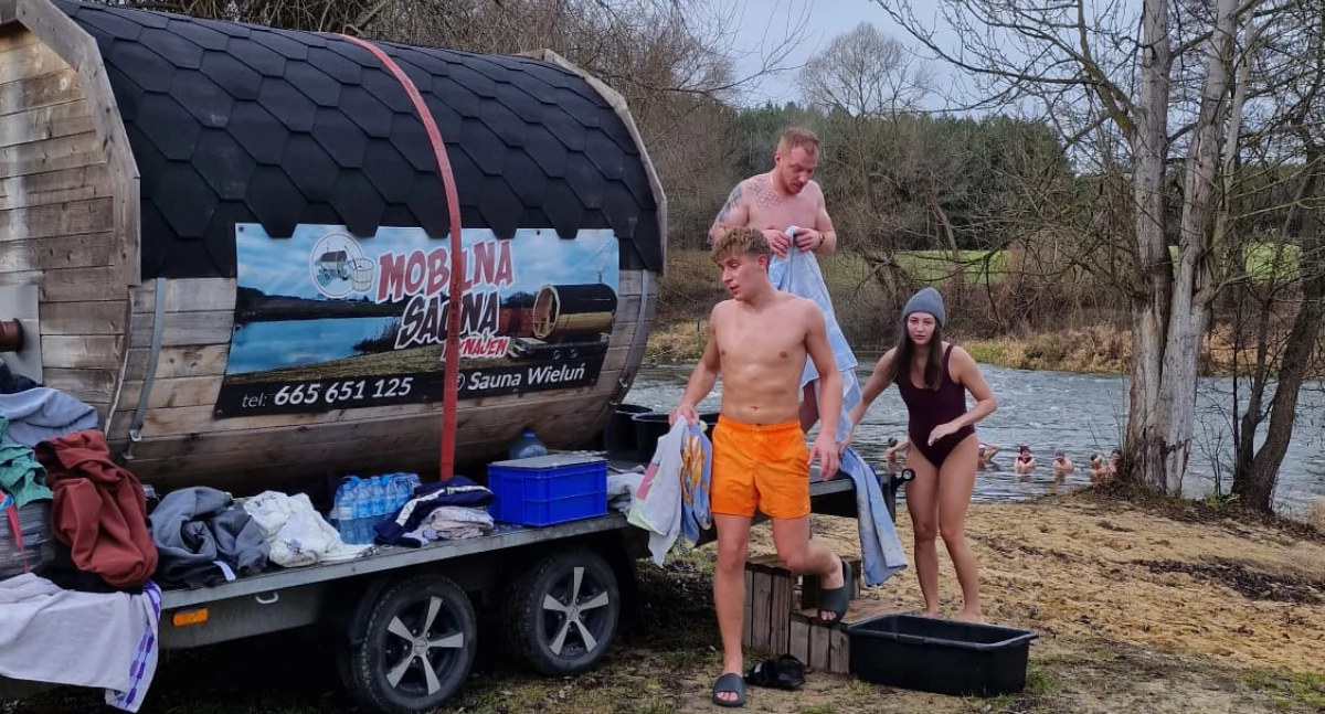 Na osjakowskich morsów czekała również dostępna na miejscu sauna/ fot. GLKS Warta Osjaków ( wszystkie )