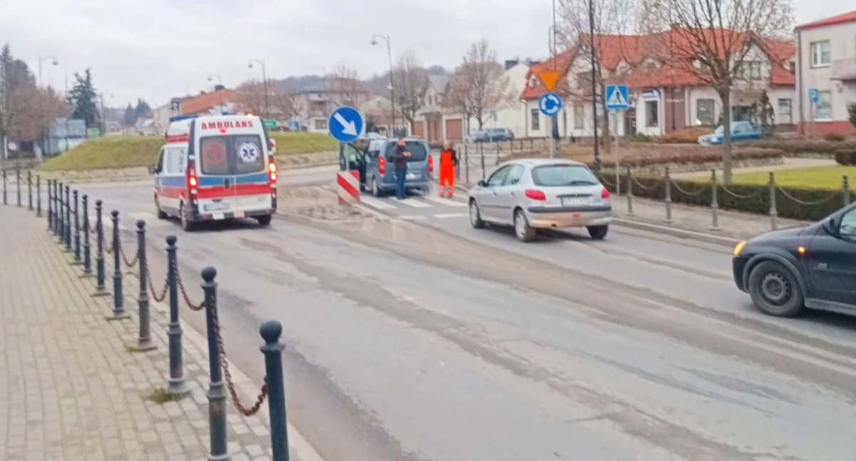 Zdjęcie z zatrzymania pijanego kierowcy w Działoszynie / fot.: KrB