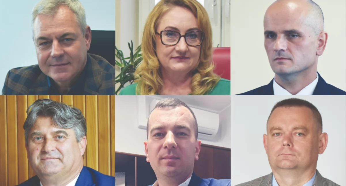 Na zdjęciu od lewej: (górny rząd) Tomasz Stolarczyk, Anna Szydłowska, Damian Ciemcioch, (dolny rząd) Mariusz Mielczarek, Kamil Ceglarek, Tomasz Dygaś