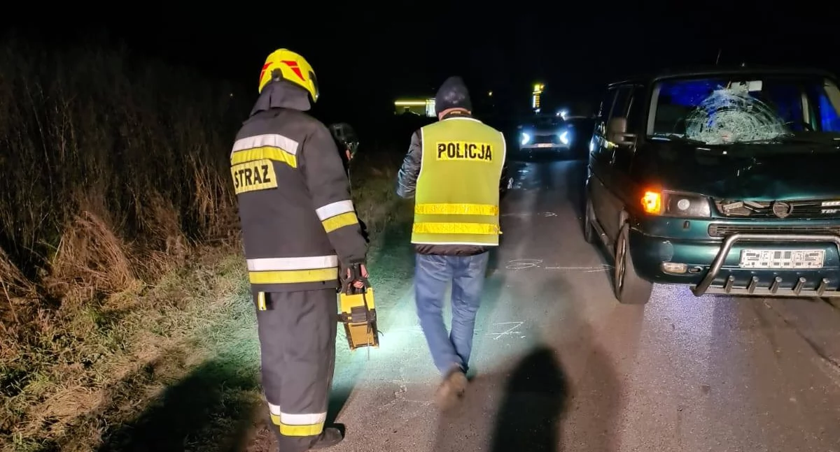 Na zdjęciu miejsce tragicznego wypadku / Fot. Facebook / OSP Kraszewice