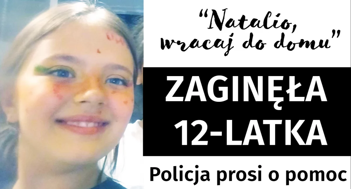 Na zdjęciu dziewczynka, która zaginęła