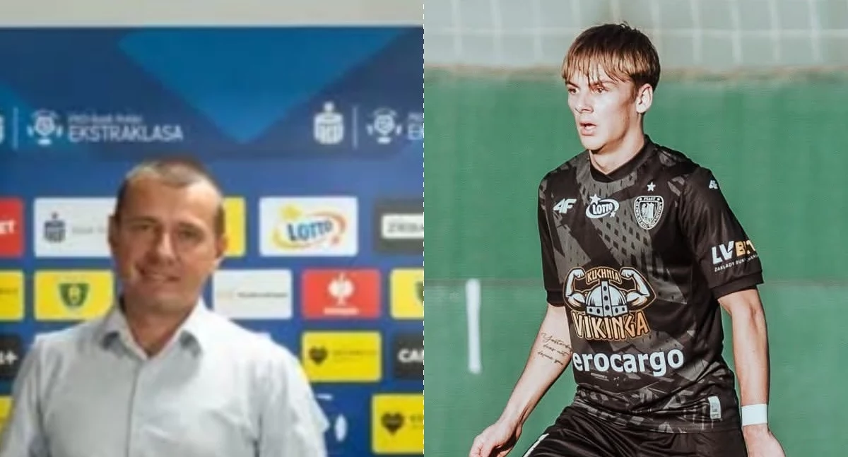 Na zdjęciu trener Bartosz Szymicki ( od lewej ) i Jakub Skupień / fot. archiwum prywatne Bartosz Szymicki/ Piast Gliwice 