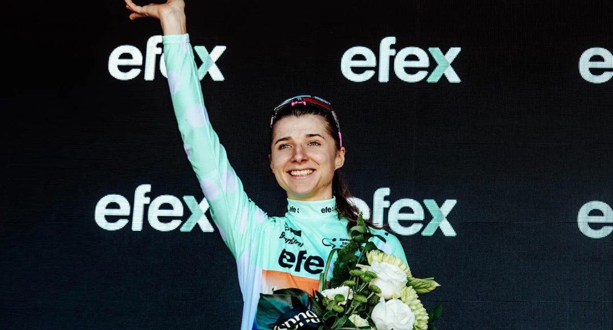 Na zdjęciu Dominika Włodarczyk/fot. Santos Womens Tour Down Under 