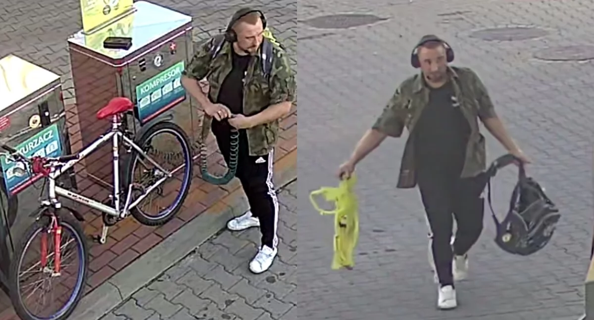 Na zdjęciu poszukiwany przez policję mężczyzna / Fot. KPP Sieradz 