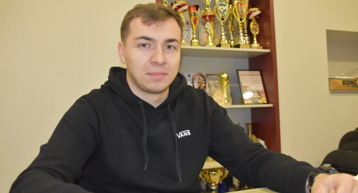 Na zdjęciu prezes OSP Ruda Piotr Bąk/fot.: Joanna Major