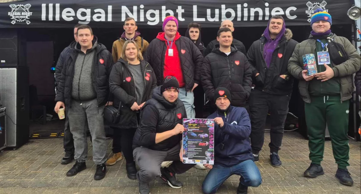 na zdjęciu organizatorzy wydarzenia motoWOŚPmania / fot.: Karolina Trąpczyńska