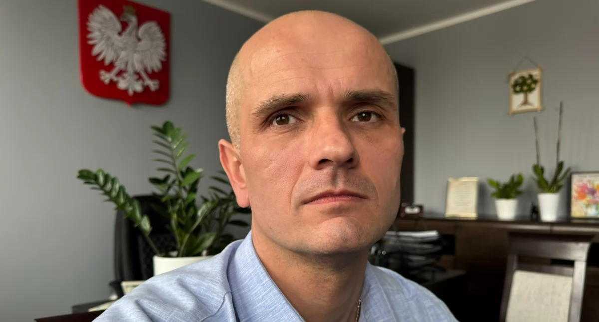 Wójt gminy Strzelce Wielkie Damian Ciemcioch przyznaje, że sytuacja finansowa gminy jest zła / fot.: Sławomir Rajch