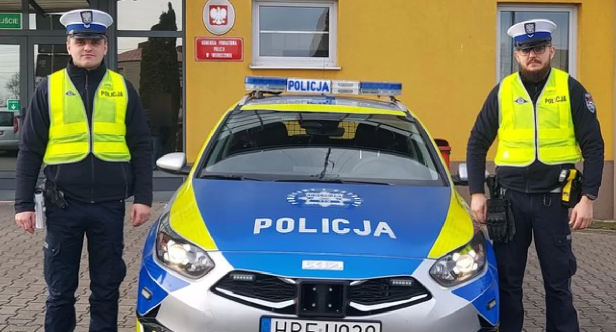 Na zdjęciu nowy radiowóz, który trafił do wieruszowskiej komendy / Fot. KPP Wieruszów