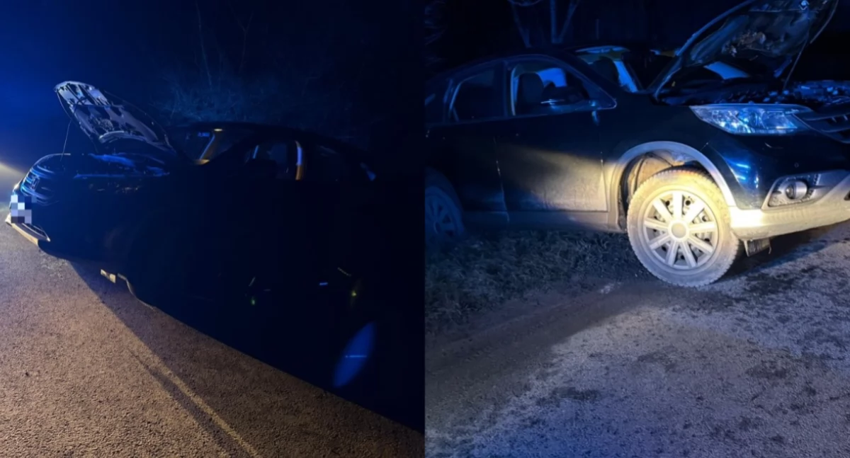 Na zdjęciu pojazd, którym poruszał się pijany 60-latek / Fot. KPP Bełchatów