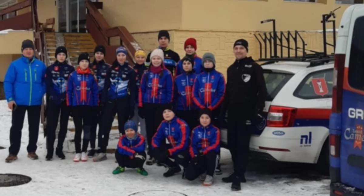 Na zdjęciu grupa kolarska Mlks Wieluń/fot. Mlks Wieluń 
