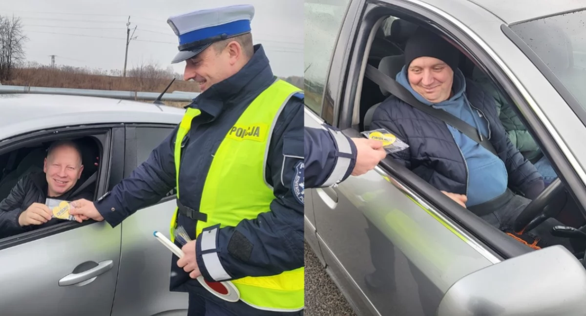 Na zdjęciu fragmenty akcji przeprowadzonej przez wieluńskich policjantów / Fot. KPP Wieluń