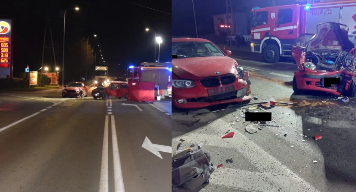 Na zdjęciu miejsce tragicznego wypadku / Fot. KPP Bełchatów