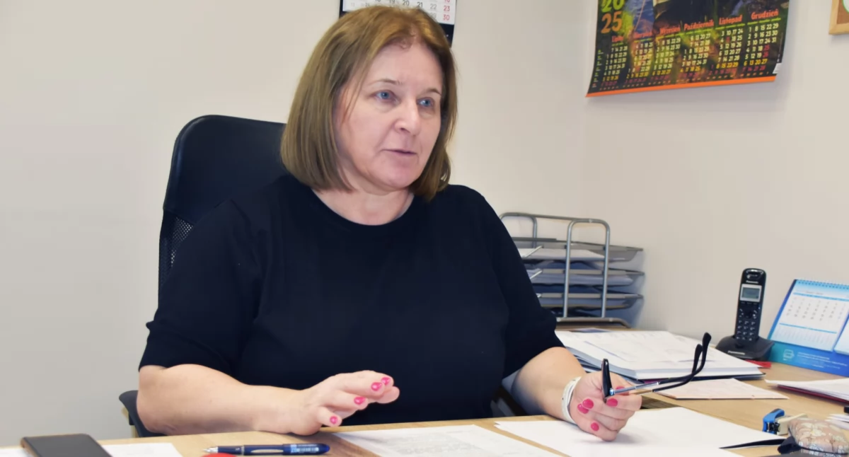 Na zdjęciu dyrektor GOKiS w Białej Katarzyna Pichlińska/fot.: Joanna Major