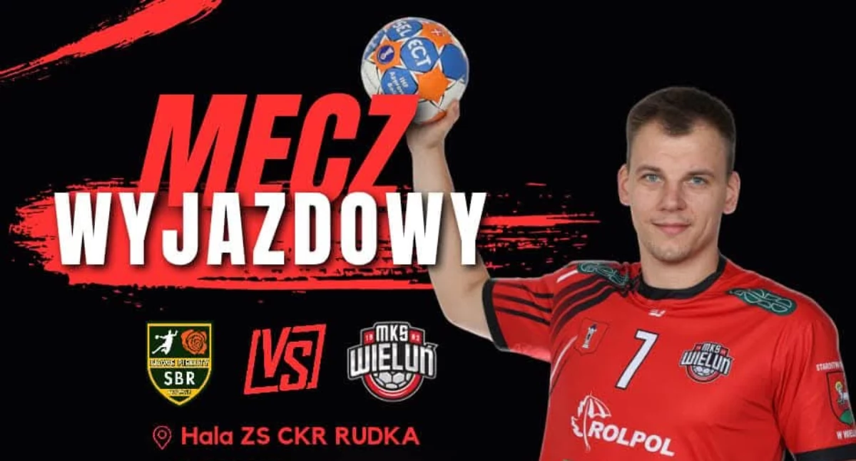 Na zdjęciu plakat promujący najbliższy ligowy mecz piłkarzy ręcznych MKS - u Wieluń/fot. MKS Wieluń 