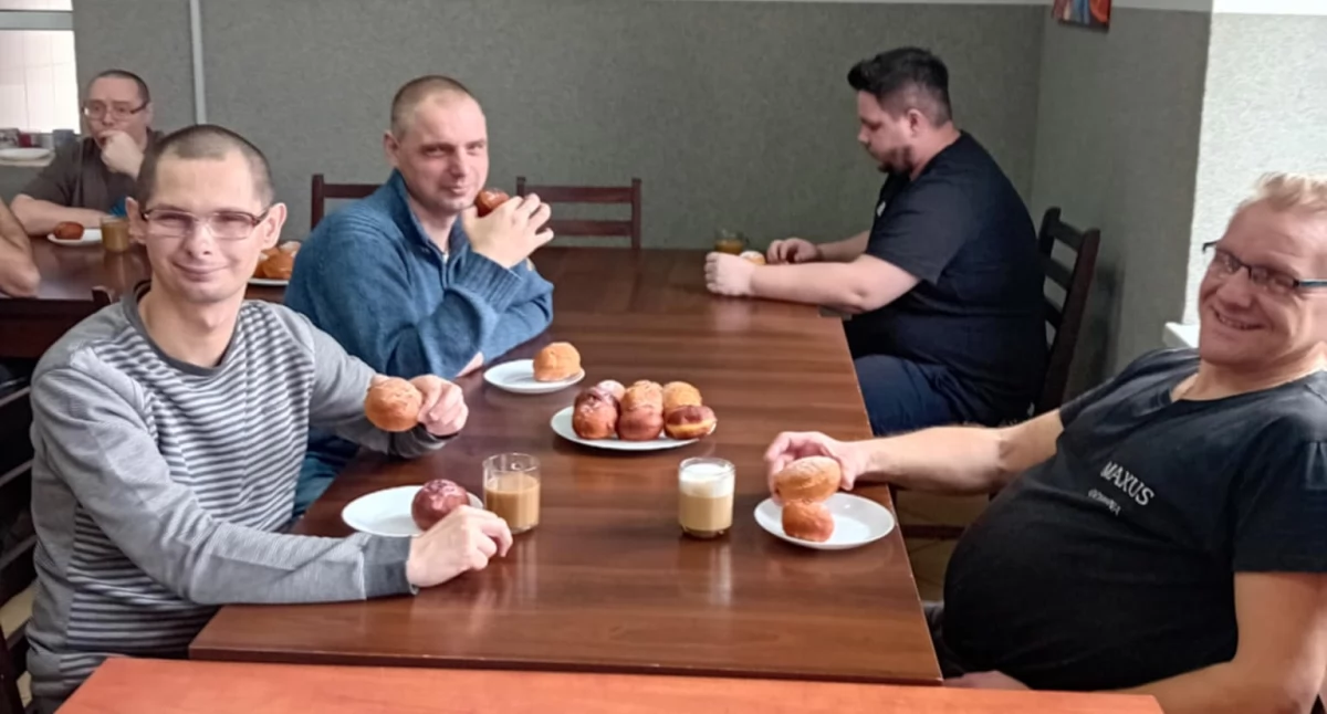 Na zdjęciu podopieczni Środowiskowego Domu Samopomocy w Niżankowicach / fot.: ŚDS w Niżankowicach