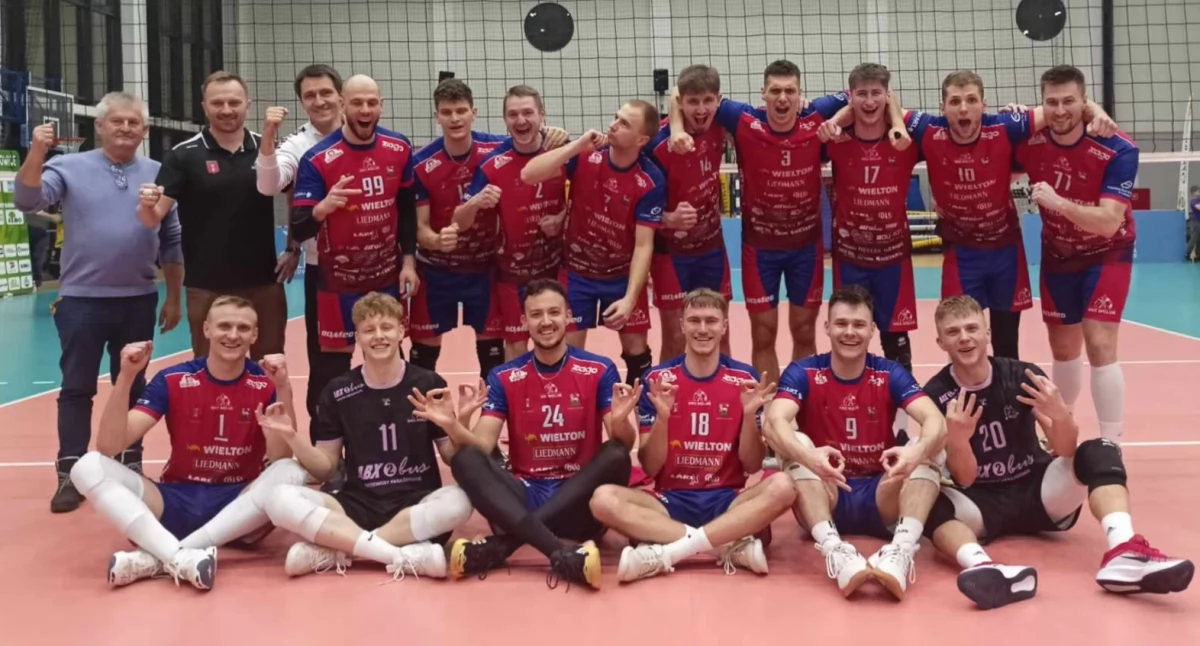 Na zdjęciu siatkarze WKS-u Wieluń/fot. WKS Wieluń 
