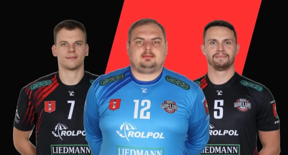 Na zdjęciu piłkarze ręczni MKS-u Wieluń/fot. MKS Wieluń 