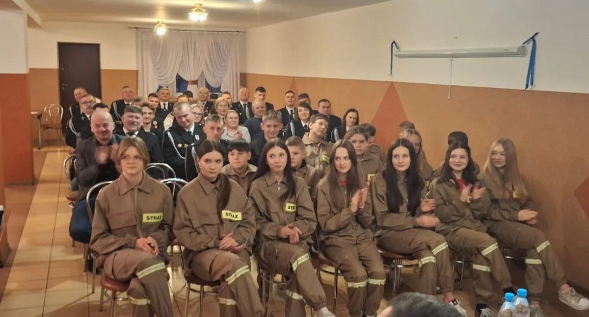 Zdjęcie z walnego zebrania sprawozdawczego OSP KSRG w Radoszewicach/ fot.: OSP KSRG Radoszewice