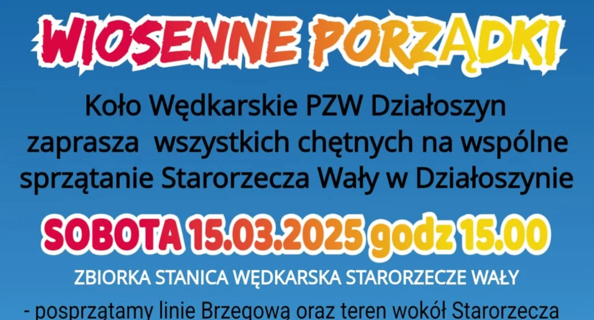 Na zdjęciu plakat promujący wydarzenie/fot. Działoszyn Koło Pzw 