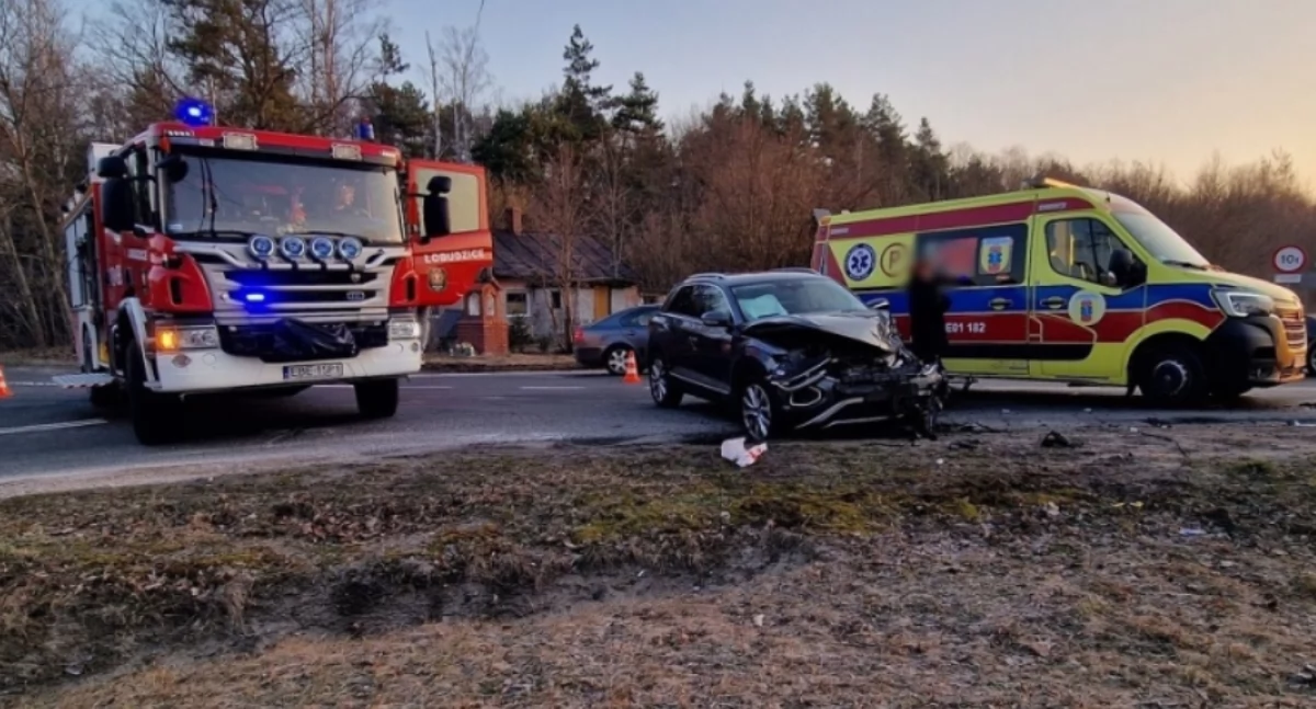 Na zdjęciu miejsce zdarzenia na terenie gminy Bełchatów / Fot. KPP Bełchatów