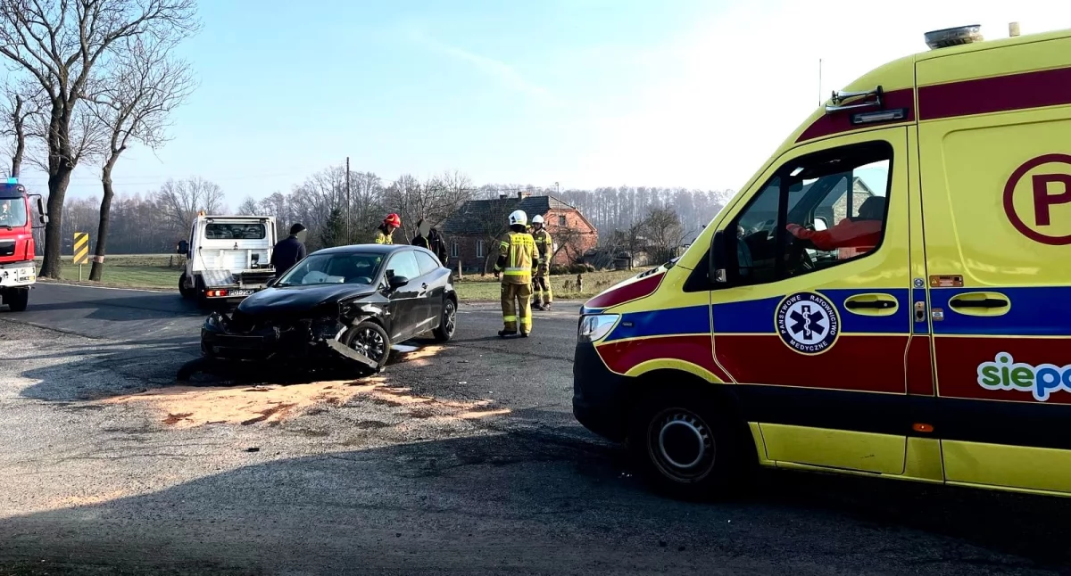 Na zdjęciu miejsce zdarzenia w Siekierzynie / Fot. Facebook / Komenda Powiatowa Państwowej Straży Pożarnej w Ostrzeszowie