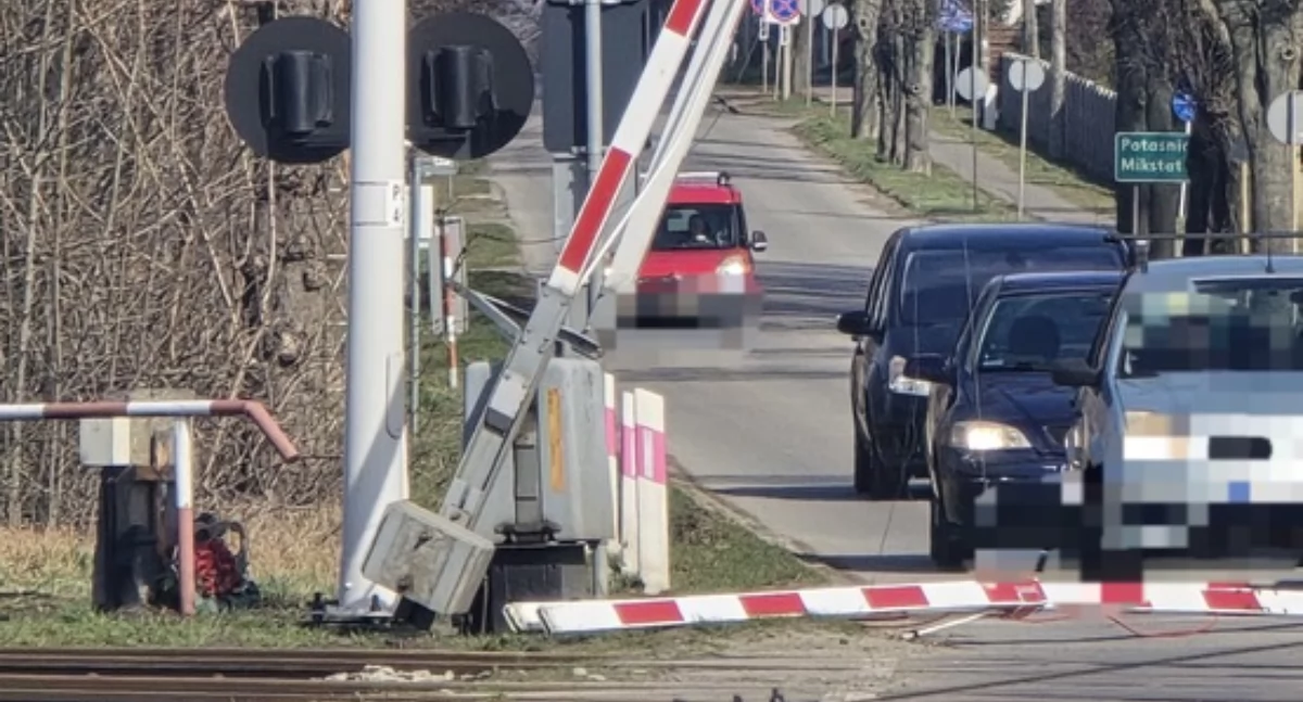 Na zdjęciu miejsce zdarzenia w Ostrzeszowie / Fot. KPP Ostrzeszów 