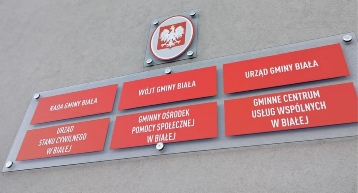 Zdjęcie poglądowe Urzędu Gminy w Białej/fot.: Joanna Major