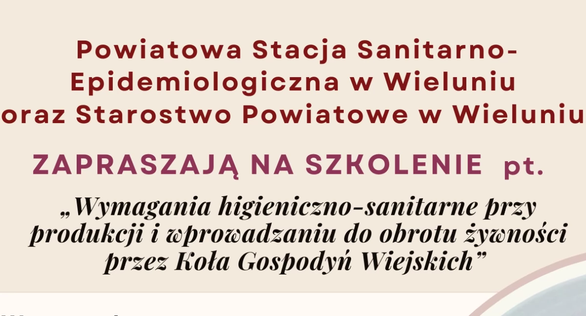 plakat informacyjny
