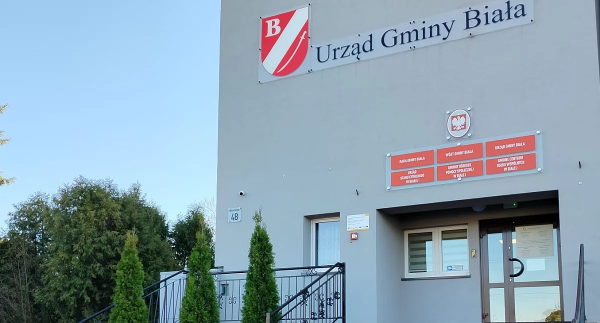 Zdjęcie poglądowe Urzędu Gminy w Białej/fot.: Joanna Major
