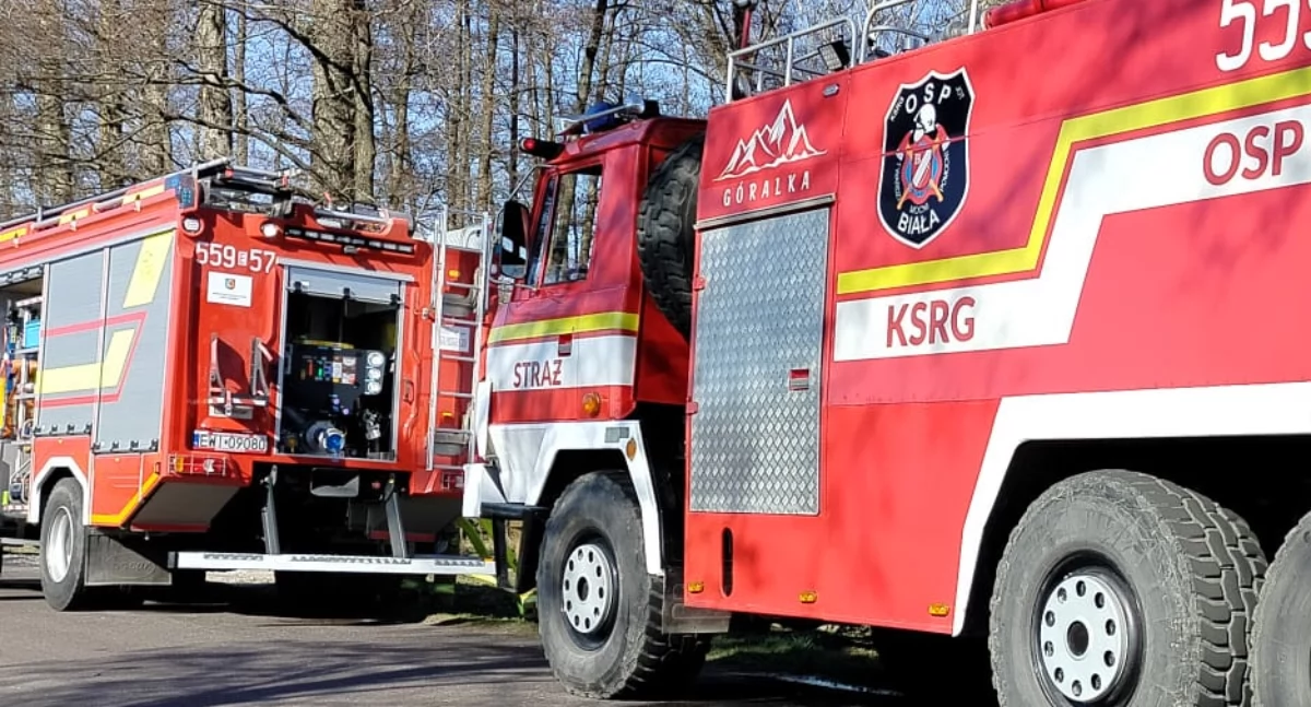 Zdjęcie poglądowe z akcji gaszenia pożaru domu/fot.: Joanna Major