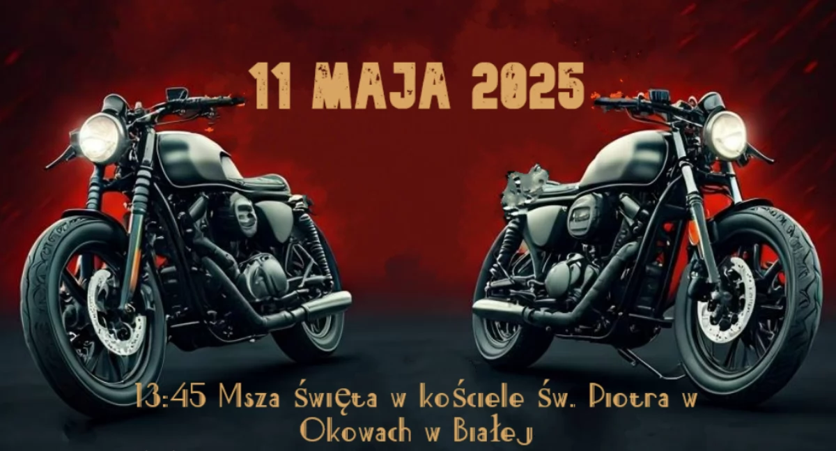 motoryzacja, Rozpoczęcie sezonu motocyklowego plenerowego Białej - zdjęcie, fotografia